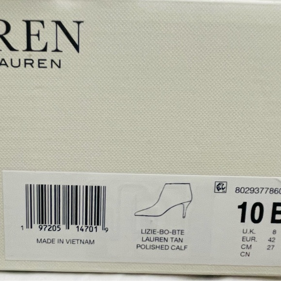 Stylish Ralph Lauren Tan brown Leather Ankle Booties size 10B
.R14 - Picture 8 of 8